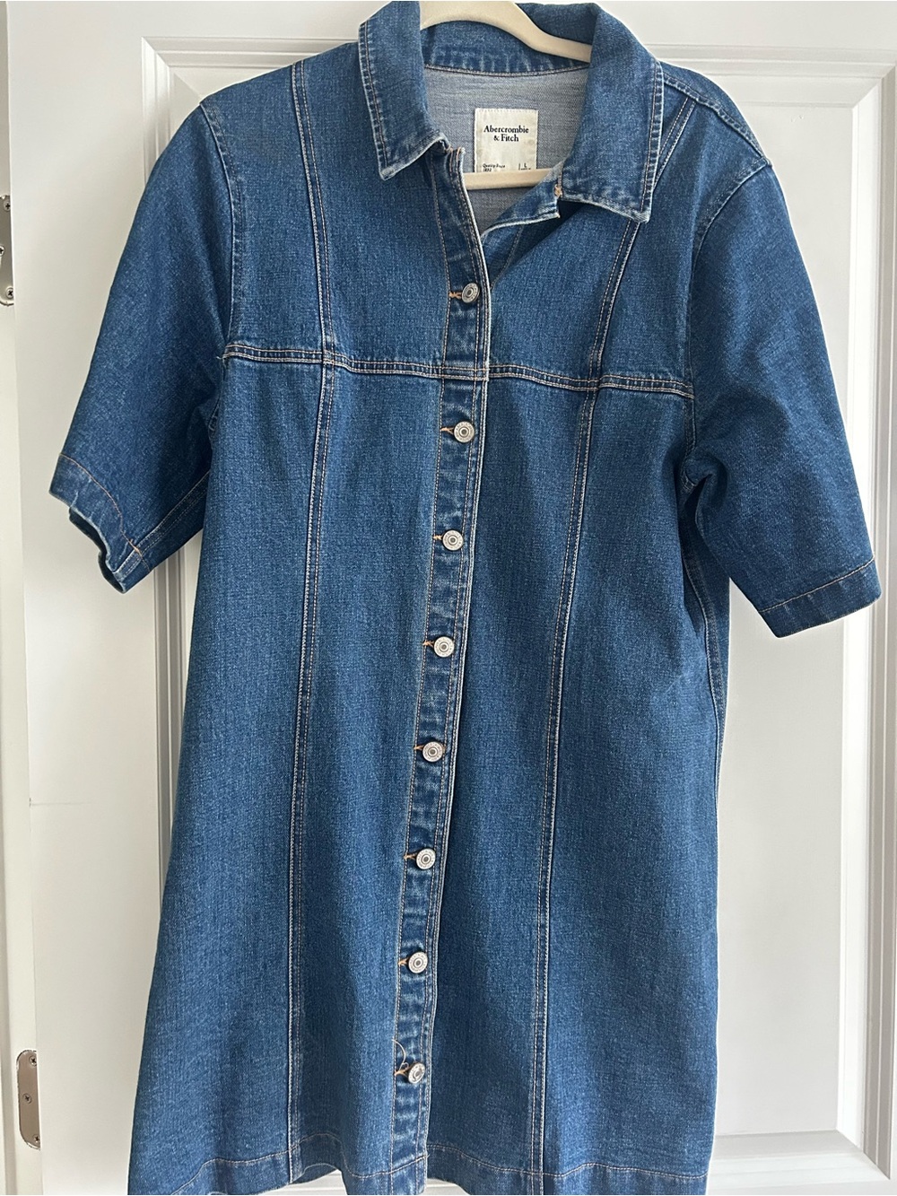 Abercrombie & Fitch Medium Blue Denim Shirt - Picture 1 of 4